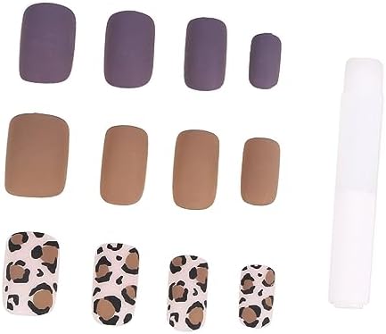 FRCOLOR 72 pcs Nail Art Designs Sticker Decal Stickers Nail Foil Transfer Stickers Nail Acrylic Decorations Leopard False Nails Nail Manicure Nail Stickers Nail Art Decals Applique Flaky - Image 2