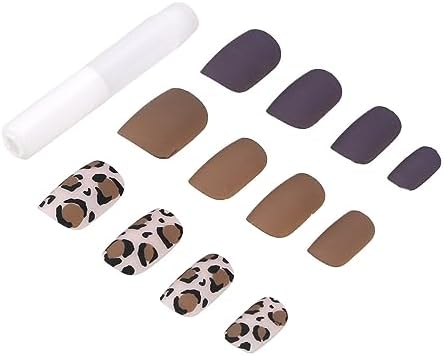 FRCOLOR 72 pcs Nail Art Designs Sticker Decal Stickers Nail Foil Transfer Stickers Nail Acrylic Decorations Leopard False Nails Nail Manicure Nail Stickers Nail Art Decals Applique Flaky - Image 3