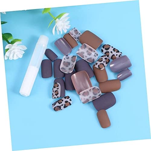 FRCOLOR 72 pcs Nail Art Designs Sticker Decal Stickers Nail Foil Transfer Stickers Nail Acrylic Decorations Leopard False Nails Nail Manicure Nail Stickers Nail Art Decals Applique Flaky - Image 9