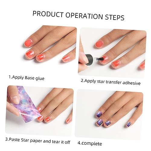 FRCOLOR Nail Gel Nails Gel Nail Tips Transfer Manicure DIY Art Nail Art Foil Glue Vegetable Gum Nail Polish - Image 5