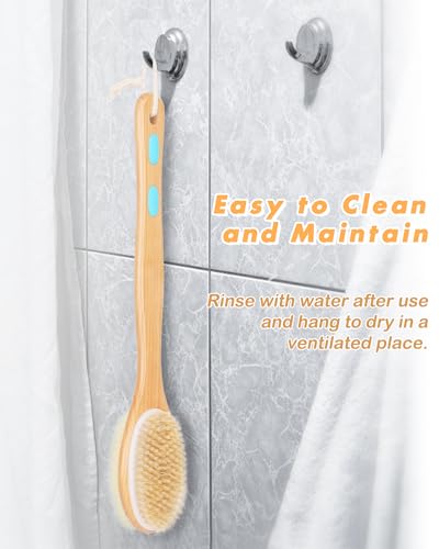 FREATECH Shower Back Brush and Shampoo Brush Bundle - Image 7