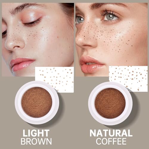 Freckle Cushion Natural Like Freckle Makeup Fake Freckles Pen Waterproof Long Lasting Quick Dry, Get Sun-kissed Stars Makeup Freckle in One Press, Fresh Brown, 15g - Image 6
