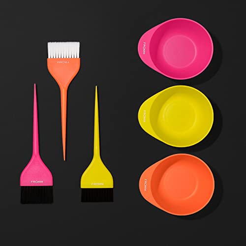 Fromm Color Studio Professional Neon Glow Hair Dye Kit 10-Piece Set - Image 4