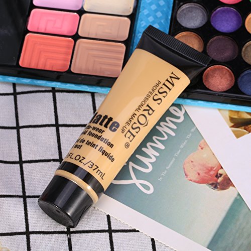 Full Coverage Liquid Foundation and Concealer with Matte Finish, Minimizes Pores and Wrinkles, 30ml - Image 6
