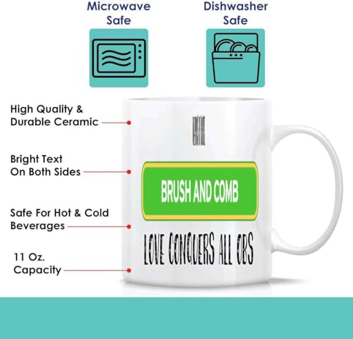 Funny Hairdresser Gift My Weapons of Choice 11 Oz White Ceramic Coffee Mug - Image 5