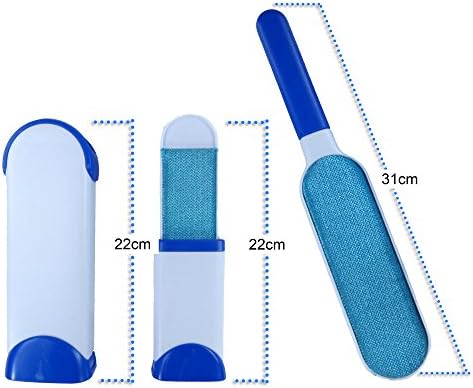 Fur & Lint Remover Wand - Double Sided Brush Self Cleaning Brush - Reusable Economical Pet Hair & Lint Remover for Clothing and Furniture (1) - Image 2