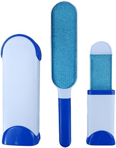 Fur & Lint Remover Wand - Double Sided Brush Self Cleaning Brush - Reusable Economical Pet Hair & Lint Remover for Clothing and Furniture (1)