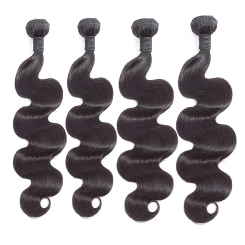 FW Hair 10A Brazilian Body Wave Bundles 14 16 18 20inches Unprocessed Body Wave Human Hair Bundles Brazilian Virgin Hair Body Wave Weave Sew in Bundles Natural Color