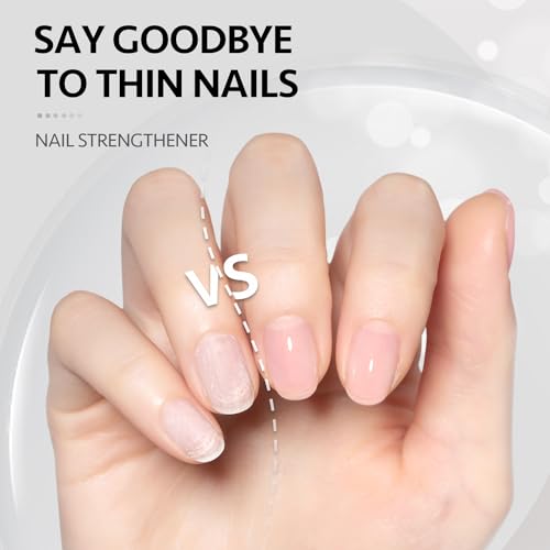 GAOY Gel Top Coat, Nail Strengthener and Base Coat Set, 3 Pcs 16ml Clear Glossy No Wipe Combination for UV Light Cure Gel Nail Polish - Image 4
