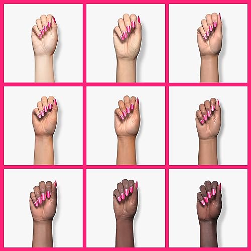 GAOY Hot Pink Gel Nail Polish, 16ml Soak Off UV Light Cure Gel Polish for Nail Art DIY Manicure at Home, Color 1527 - Image 4