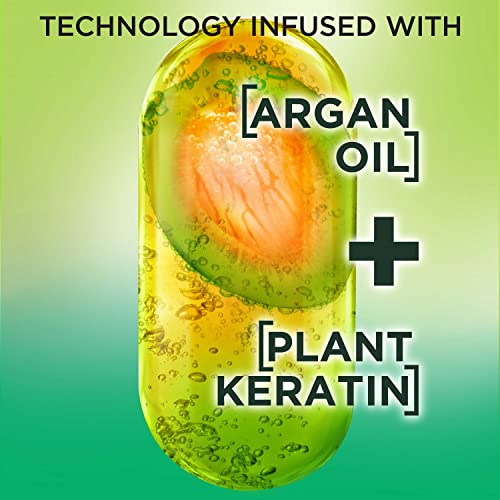 Garnier Fructis Leave-In Frizzy Dry Hair Conditioner with Argan Oil, 10.2oz (2 Count) and Curl Construct Mousse for Curly Hair, 6.8oz - Image 4