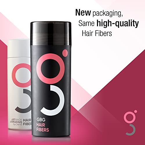 GBG Womens Hair Fibers for Thinning Hair - Cruelty Free - Hair Powder for Fine Hair - Instantly Thick in 30 Seconds, Hair Touch Up, Hair Thickener for Women & Men (Light Blonde) 25g - Image 2