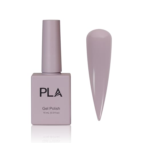 Gel Nail Polish - Slice of Heaven - 242 Grey-Purple Shade - Nude Gel Polish No Wipe Soak Off Base - Nail Art Starter Manicure