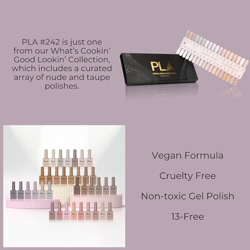 Gel Nail Polish - Slice of Heaven - 242 Grey-Purple Shade - Nude Gel Polish No Wipe Soak Off Base - Nail Art Starter Manicure - Image 4