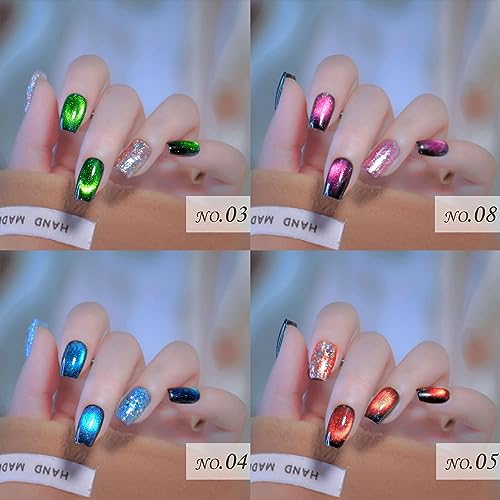 Gel Polish Gel Nail Polish Gemstone Jelly Gel Polish Nail Art Manicure Salon Gift Chip-Resistant Quick Dry for Long-lasting Salon-Quality Nail Gel Polish Nail Glitter Todays Daily Deals - Image 5