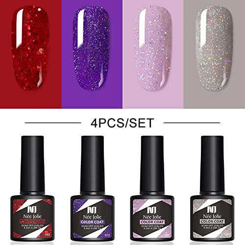 Gel Polish Gel Nail Polish Nudes Jelly Gel Polish Nail Kit Chip-Resistant Long-lasting Quick Dry Manicure Salon Home Glossy Shine Nail Gel Kit Mirror Effect Buy Again Orders - Image 2