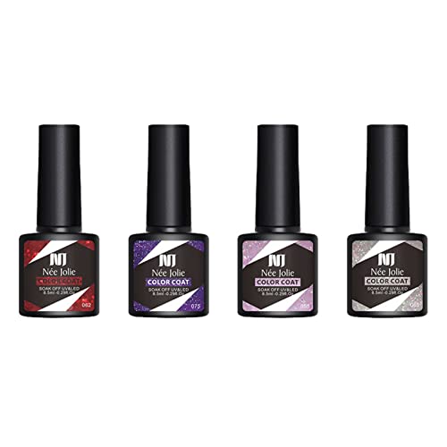 Gel Polish Gel Nail Polish Nudes Jelly Gel Polish Nail Kit Chip-Resistant Long-lasting Quick Dry Manicure Salon Home Glossy Shine Nail Gel Kit Mirror Effect Buy Again Orders