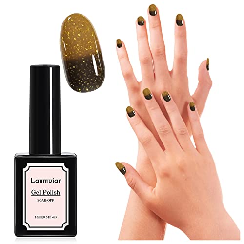 Gel Polish Set Nail Polish Kit Temperature Change Jelly Gel Polish Nail Art Chip-Resistant Quick Dry for Long-lasting Manicure Salon Gift Salon-Quality Nail Gel Polish Nail Glitter Warehouse Sale - Image 5