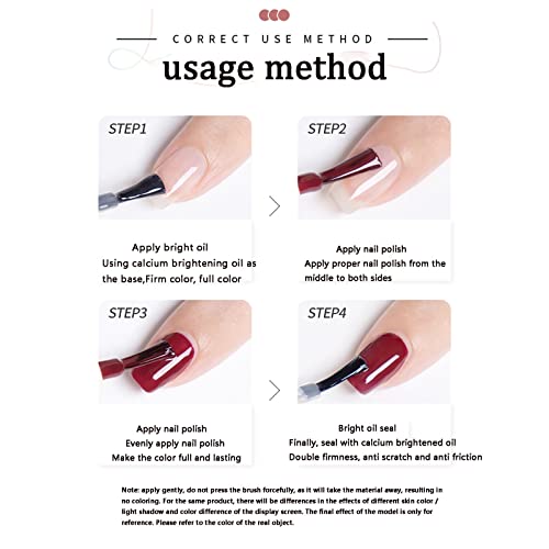 Gel Polish Set Nail Polish No Bake Jelly Gel Polish Nail Art Manicure Salon Home Chip-Resistant Long-lasting Quick Dry Neutral Nude Shinny Nail Gel Polish Nail Glitter My Past Orders - Image 5