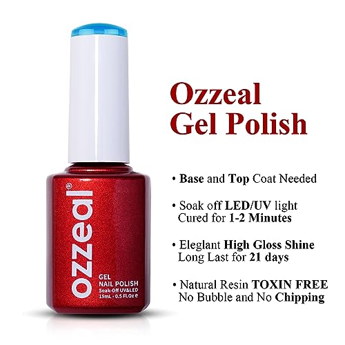 Gel Polish,1 Pcs 15ml Creme Blue Gel Nail Polish Soak off LED UV Gel Nail Polish Art Starter Manicure Salon DIY Nail Gel Polish at Home for Girl Women - Image 2