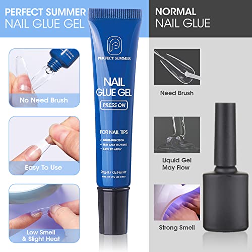 Gel X Nail Kit with 504 Almond Tips and UV Lamp for Home Salon - Image 8