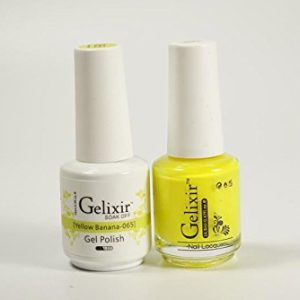 Gelixir - Duo UV/LED Soak Off Gel + Nail Polish (65 - Yellow Banana)