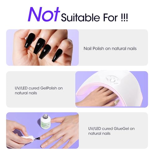 Gellen 60ML Easy Press-On Nail Glue Remover - Gentle Formula - Image 8