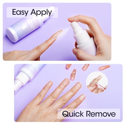 Gellen 60ML Easy Press-On Nail Glue Remover - Gentle Formula - Image 5