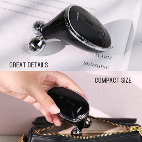 Gemini Microcurrent Face Massager Roller, Skin Rejuvenation Beauty Device for Neck and Face, Double Chin Reduction, Anti-Wrinkles, Face Sculpting, Toning and Tightening (Glossy Black) - Image 6