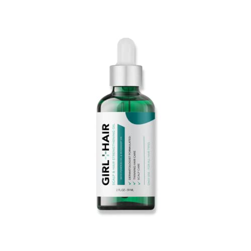 G+H Scalp and Hair Strengthening Oil for All Hair Types, 2 fl oz, with Pumpkin and Rosemary Oil