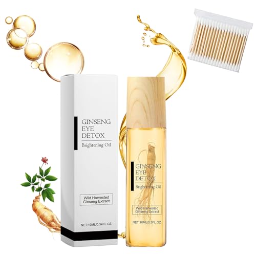 Ginseng Under Eye Roller Serum Oil for Dark Circles and Puffiness, 10ml