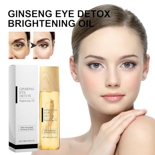 Ginseng Under Eye Roller Serum Oil for Dark Circles and Puffiness, 10ml - Image 2