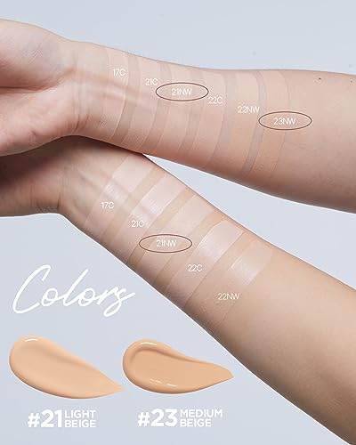 GIVERNY Light Beige Matte Foundation 30ml for Oily Skin Long-Lasting - Image 5