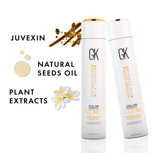 GK Hair Moisturizing Shampoo and Conditioner Set with Leave-In Cashmere Cream 10.1 Fl Oz 1.69 Fl Oz - Image 2