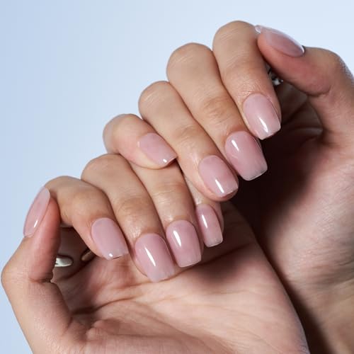 GLAMERMAID Extra Short Square Handmade Dried Rose Gel Polish Press On Nails 30 Piece Set - Image 5