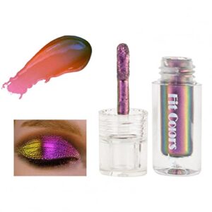 Glitter Eyeshadow 1PC Shiny Liquid Eyeshadow Eyeliner Long Lasting Quick-Drying Non-Greasy Multichrome Eye Looks Makeup, 3ml/0.1 Fl Oz
