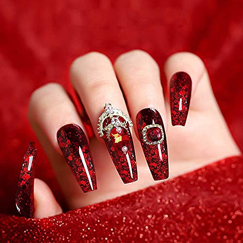 Glitter Gel Nail Polish Kit, Glitter Gel Polish Gel Nail Kit, UV LED Soak Off Glitter Nail Polish Gel, Valentine's Day Christmas Thanksgiving New Year Gift for Women Mom Girlfriend (US-6CS-002) - Image 3