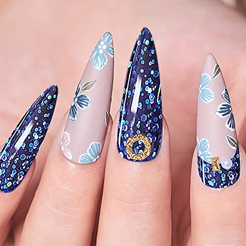 Glitter Gel Nail Polish Kit, Glitter Gel Polish Gel Nail Kit, UV LED Soak Off Glitter Nail Polish Gel, Valentine's Day Christmas Thanksgiving New Year Gift for Women Mom Girlfriend (US-6CS-002) - Image 6