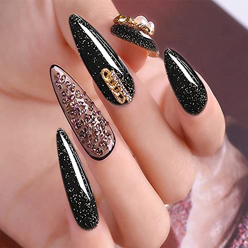 Glitter Gel Nail Polish Kit, Glitter Gel Polish Gel Nail Kit, UV LED Soak Off Glitter Nail Polish Gel, Valentine's Day Christmas Thanksgiving New Year Gift for Women Mom Girlfriend (US-6CS-002) - Image 5