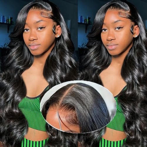 Glueless Wigs Human Hair Pre Plucked Pre Cut 6x4 Body Wave Lace Front Wigs Human Hair 12A 200 Density Ready To Go Wigs 6x4 HD Lace Pre Cut Wigs 30 Inch