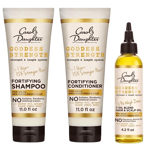 Carol's Daughter Goddess Strength 4 Piece Sulfate-Free Hair Care Collection Set