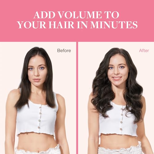GOO GOO Clip in Hair Extensions Real Human Hair, 18inch 130g 7Pcs, 2A Light Brown, Remy Human Hair Extensions Clip ins for Women, Natural Human Hair - Image 5