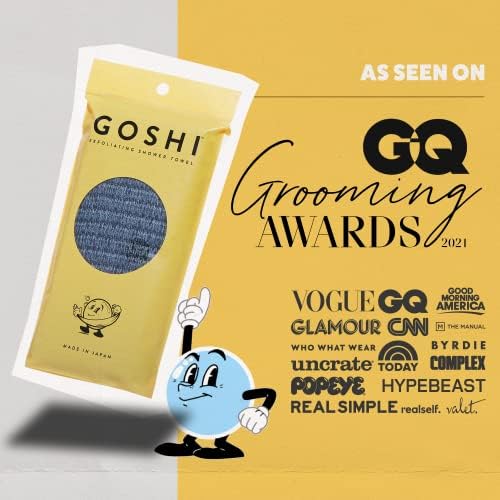GOSHI Exfoliating Shower Towel - Rip-Resistant Exfoliating Washcloth for All Skin Types - Made in Japan - Image 4