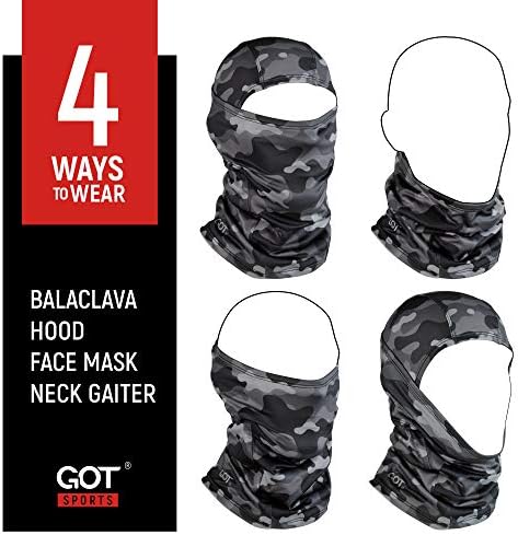 GOT Sports UPF 50+ Balaclava Face Mask - Sun Protection Hood Balaclava for Men Women - Motorcycle Sheisty Mask for Fishing - Image 3