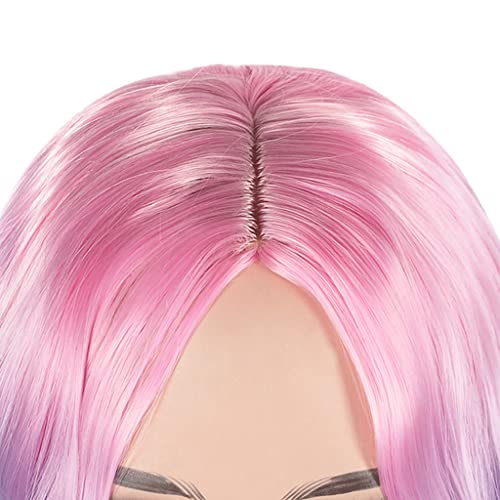 Gradient Color Cosplay Wig High Temperature Silk Full Head Set Women's - Image 5