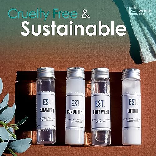 Grapefruit Bergamot Body Wash 1.41oz Biodegradable Bottle for Eco-Friendly Cleansing - Image 6