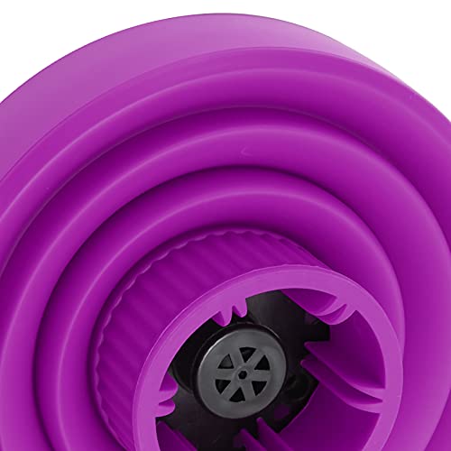 Hair Blow Dryer Diffuser, Universal Hair Dryer Diffuser Strong Toughness Convenient To Install Remove Expand Heat Area Uniform Wind for Home for Travelling(Purple) - Image 9