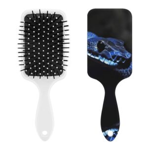 Hair Brush for Women Men Air Cushion Comb Portable Massager Hairdressing Brush Blue Snake Hair Brushes Travel Airbag Massage Combs for All Hair Types