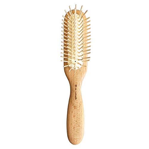 Hair Brush - Made of Birch Wood with Wooden Pins - Image 4