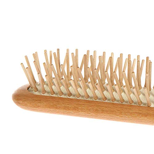 Hair Brush - Made of Birch Wood with Wooden Pins - Image 3